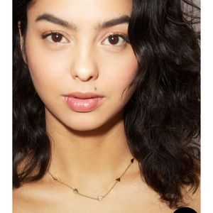 18k gold heart necklace